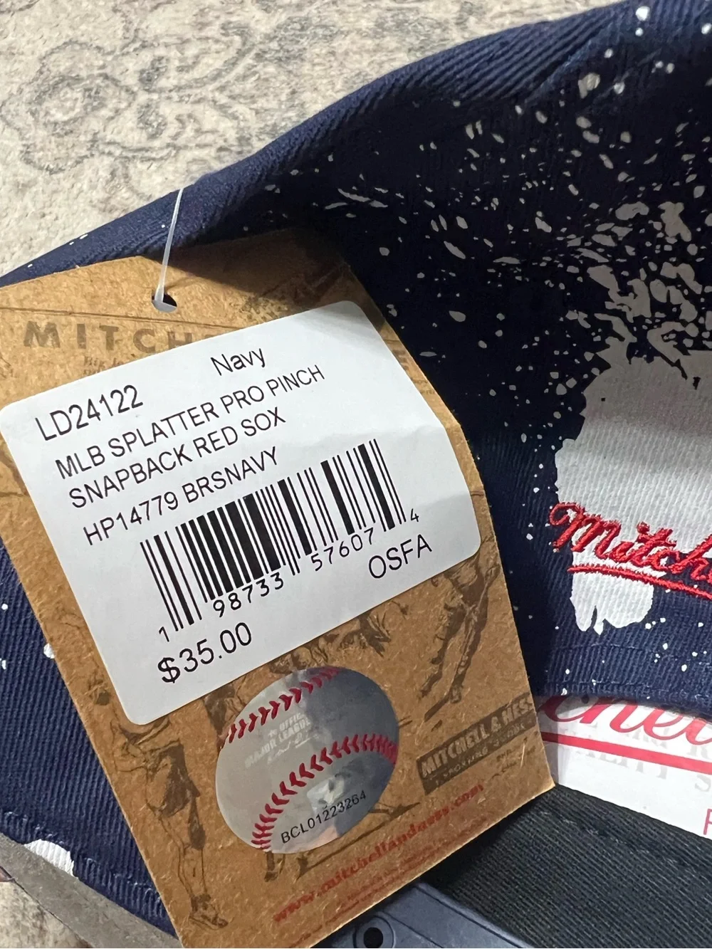 Boston Red Sox New Era Splatter 9FIFTY Snapback Hat MLB